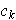 $c_{k}$