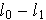 $l_{0}-l_{1}$