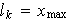 $l_{k}=x_{\max }$