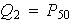 $Q_{2}=P_{50}$