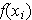 $f(x_{i})$