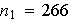 $n_{1}=266$
