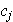 $c_{j}$